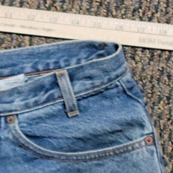 RARE Vintage Calvin Klein High Mom Shorts Size 14 100 COTTON MADE IN THE USA - Picture 6 of 13